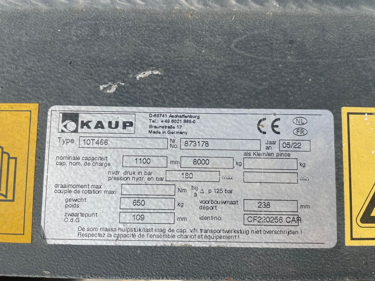 Kaup 10T466 / Neuwertig - Equipamento por Máquina de construção: foto 4 Kaup 10T466 / Neuwertig - Equipamento por Máquina de construção: foto 4
