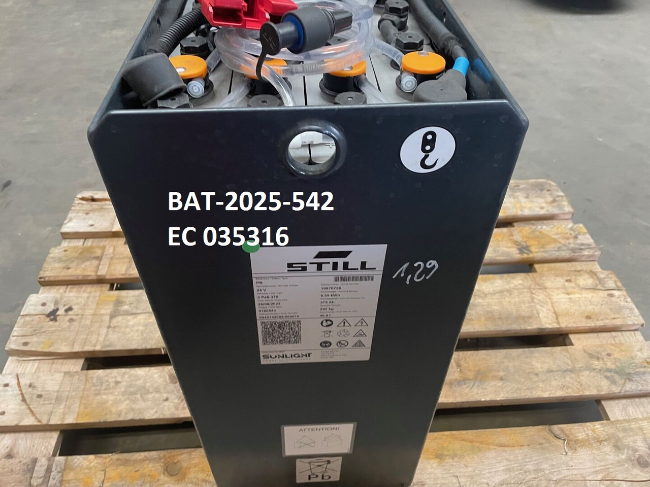 Sunlight I 24 Volt I 3 PzS 375 - Bateria automotiva por Equipamento de movimentação: foto 5 Sunlight I 24 Volt I 3 PzS 375 - Bateria automotiva por Equipamento de movimentação: foto 5