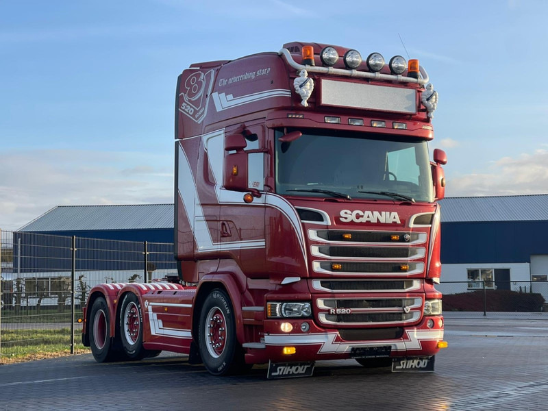 Scania R520 6X2/4, VOLLUCHT, SHOWTRUCK, LEER, RETARDER. - Tractor: foto 1 Scania R520 6X2/4, VOLLUCHT, SHOWTRUCK, LEER, RETARDER. - Tractor: foto 1