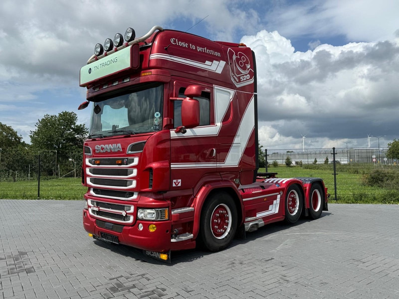 Scania R520A6X2/4NB VOLLUCHT, LEER, RETARDER, SHOW, 6X2/4, TOP CONDITIE. - Tractor: foto 2 Scania R520A6X2/4NB VOLLUCHT, LEER, RETARDER, SHOW, 6X2/4, TOP CONDITIE. - Tractor: foto 2