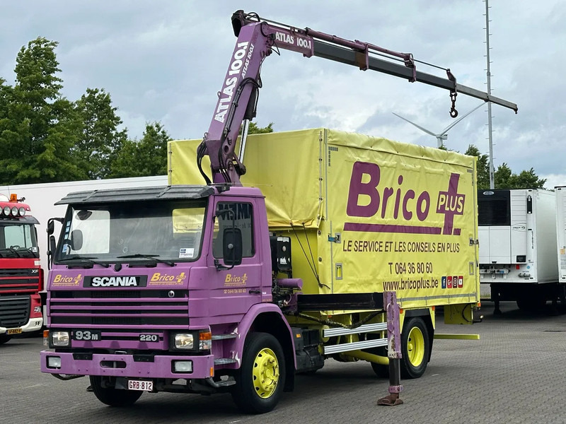 Scania 93M 220 4x2 Atlas 100.1 Crane / Manual / Euro 1 *TOP* - Camião grua: foto 1 Scania 93M 220 4x2 Atlas 100.1 Crane / Manual / Euro 1 *TOP* - Camião grua: foto 1