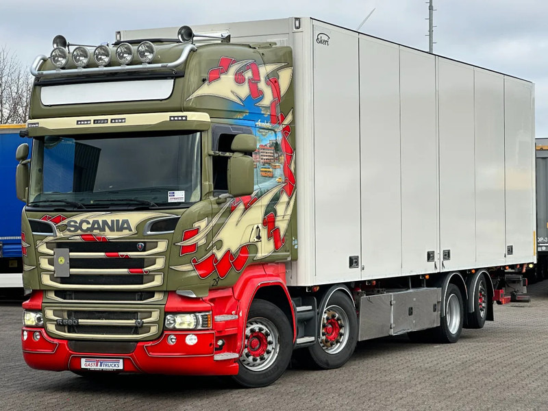 Scania R580 V8 8x2*6 Ekeri Full Side Opening / Retarder / 605 Tkm / Full Air - Camião furgão: foto 1 Scania R580 V8 8x2*6 Ekeri Full Side Opening / Retarder / 605 Tkm / Full Air - Camião furgão: foto 1