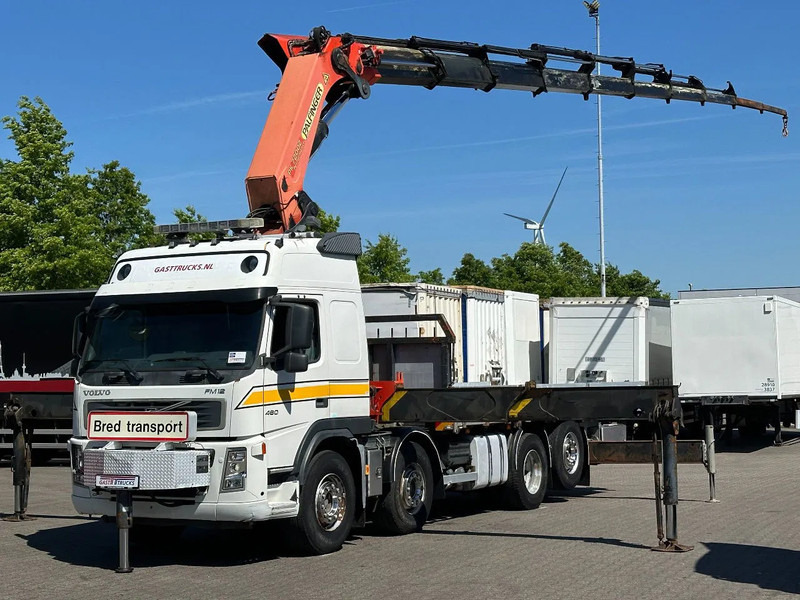 Volvo FM 12.460 8x2 Palinger PK72002 10x Extendable! - Camião de caixa aberta/ Plataforma, Camião grua: foto 1 Volvo FM 12.460 8x2 Palinger PK72002 10x Extendable! - Camião de caixa aberta/ Plataforma, Camião grua: foto 1