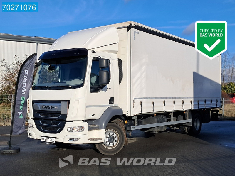 DAF LF 290 4X2 16tonner Automatic Ladebordwand ACC Euro 6 - Camião de lona: foto 1 DAF LF 290 4X2 16tonner Automatic Ladebordwand ACC Euro 6 - Camião de lona: foto 1