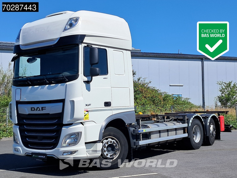 DAF XF 480 6X2 Automatic SSC FAN Retarder Lift+steering Axle Euro 6 - Camião transportador de contêineres/ Caixa móvel: foto 1 DAF XF 480 6X2 Automatic SSC FAN Retarder Lift+steering Axle Euro 6 - Camião transportador de contêineres/ Caixa móvel: foto 1