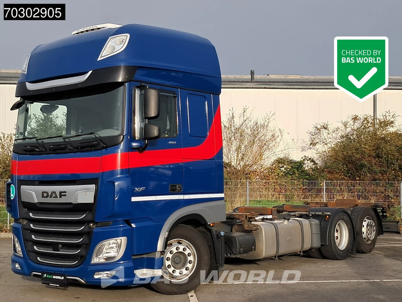 DAF XF 480 6X2 BDF Retarder SSC Lift+Steering Axle Automatic Euro 6 - Camião transportador de contêineres/ Caixa móvel: foto 1 DAF XF 480 6X2 BDF Retarder SSC Lift+Steering Axle Automatic Euro 6 - Camião transportador de contêineres/ Caixa móvel: foto 1