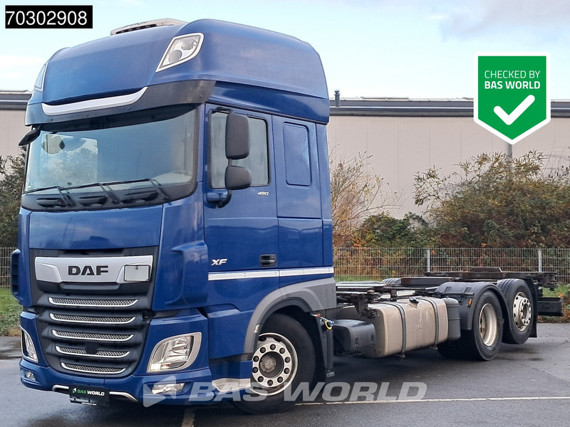 DAF XF 480 6X2 BDF Retarder SSC Lift+Steering Axle Automatic Euro 6 - Camião transportador de contêineres/ Caixa móvel: foto 1 DAF XF 480 6X2 BDF Retarder SSC Lift+Steering Axle Automatic Euro 6 - Camião transportador de contêineres/ Caixa móvel: foto 1