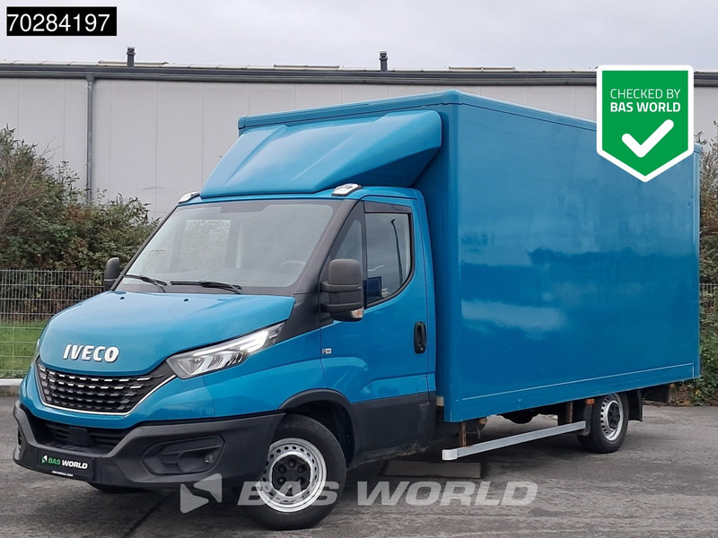 Iveco Daily 35S14 Automatik Seitentür Koffer LED Klima Tempomat Euro6 20m3 A/C Cruise control - Carrinha de contentor: foto 1 Iveco Daily 35S14 Automatik Seitentür Koffer LED Klima Tempomat Euro6 20m3 A/C Cruise control - Carrinha de contentor: foto 1