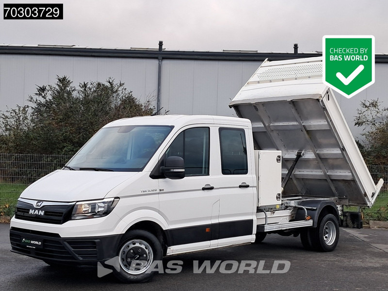Volkswagen Crafter Doppel Kabine Kipper Doppelbereifung 3,5t AHK Klima Tempomat Kamera Euro6 A/C Towbar Cruise control - Carrinha basculante: foto 1 Volkswagen Crafter Doppel Kabine Kipper Doppelbereifung 3,5t AHK Klima Tempomat Kamera Euro6 A/C Towbar Cruise control - Carrinha basculante: foto 1