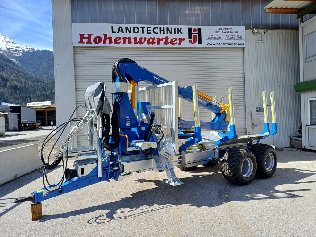 Binderberger RW 12 alpin mit BK 6-7000 S (20634) - Reboque florestal: foto 1 Binderberger RW 12 alpin mit BK 6-7000 S (20634) - Reboque florestal: foto 1
