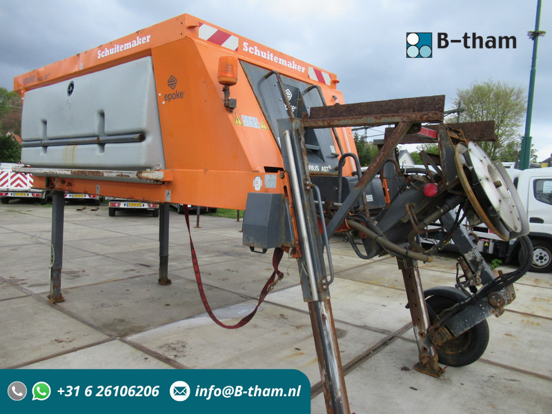 Espalhador de areia/ Sal Epoke SW3800 4 m3 Wiel-Wheel-Rad Salzstreuer Salt Spreader: foto 1