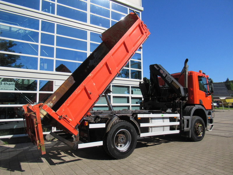 Scania P 114 CB 4x4 HZ 340 3-W. Tipper - 3-S. Kipper + HMF 1063 Crane Kran - Camião basculante, Camião grua: foto 5 Scania P 114 CB 4x4 HZ 340 3-W. Tipper - 3-S. Kipper + HMF 1063 Crane Kran - Camião basculante, Camião grua: foto 5