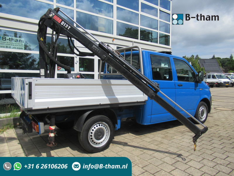 Volkswagen Transporter T5 2.0 TDI 75KW DOKA + HIAB Dubbelcabine - Carrinha de caixa aberta, Carrinha cabine dupla: foto 1 Volkswagen Transporter T5 2.0 TDI 75KW DOKA + HIAB Dubbelcabine - Carrinha de caixa aberta, Carrinha cabine dupla: foto 1