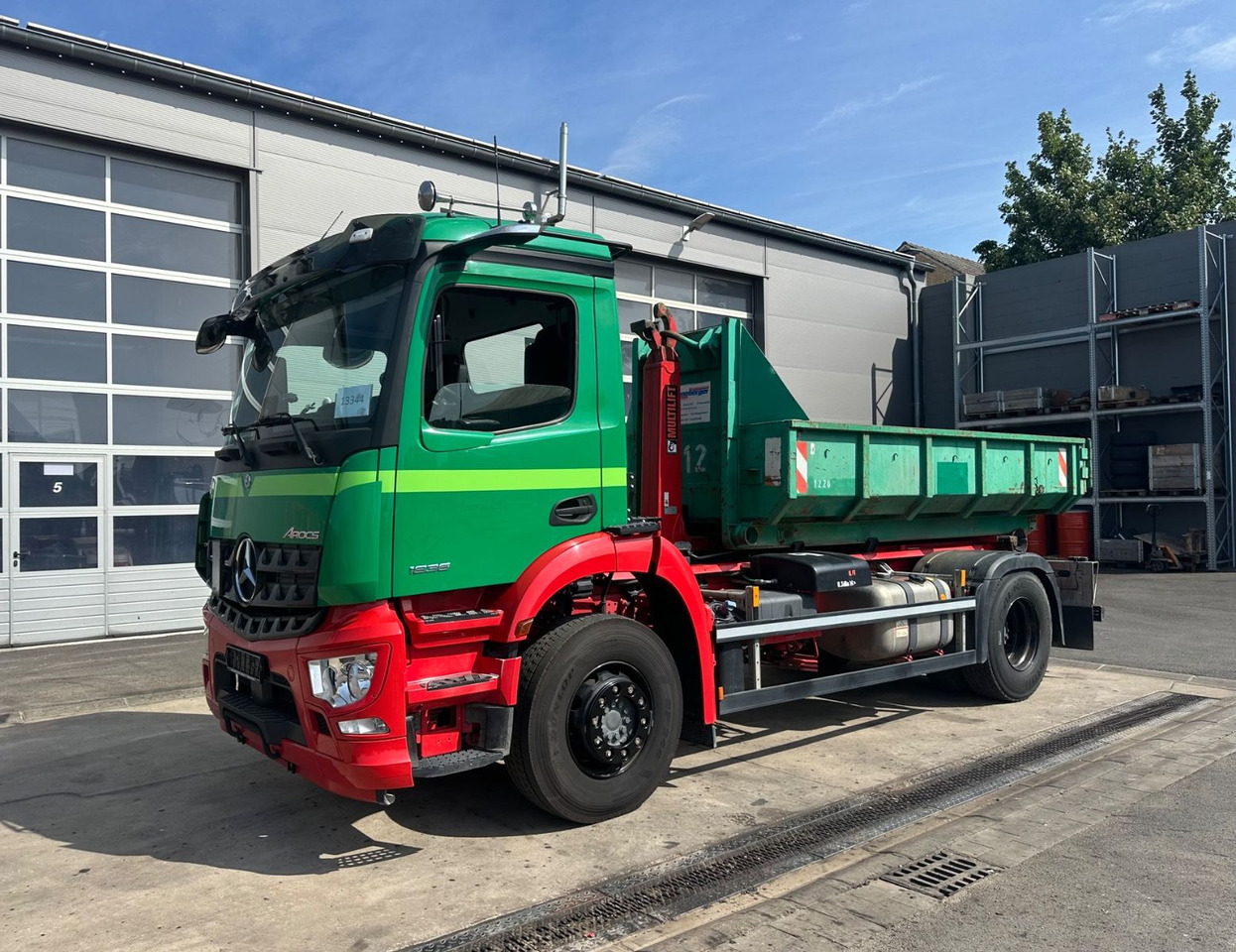Mercedes-Benz Arocs 1836/10,7L/Hiab Ultima 14S/4x2/Autom. - Camião polibenne: foto 1 Mercedes-Benz Arocs 1836/10,7L/Hiab Ultima 14S/4x2/Autom. - Camião polibenne: foto 1