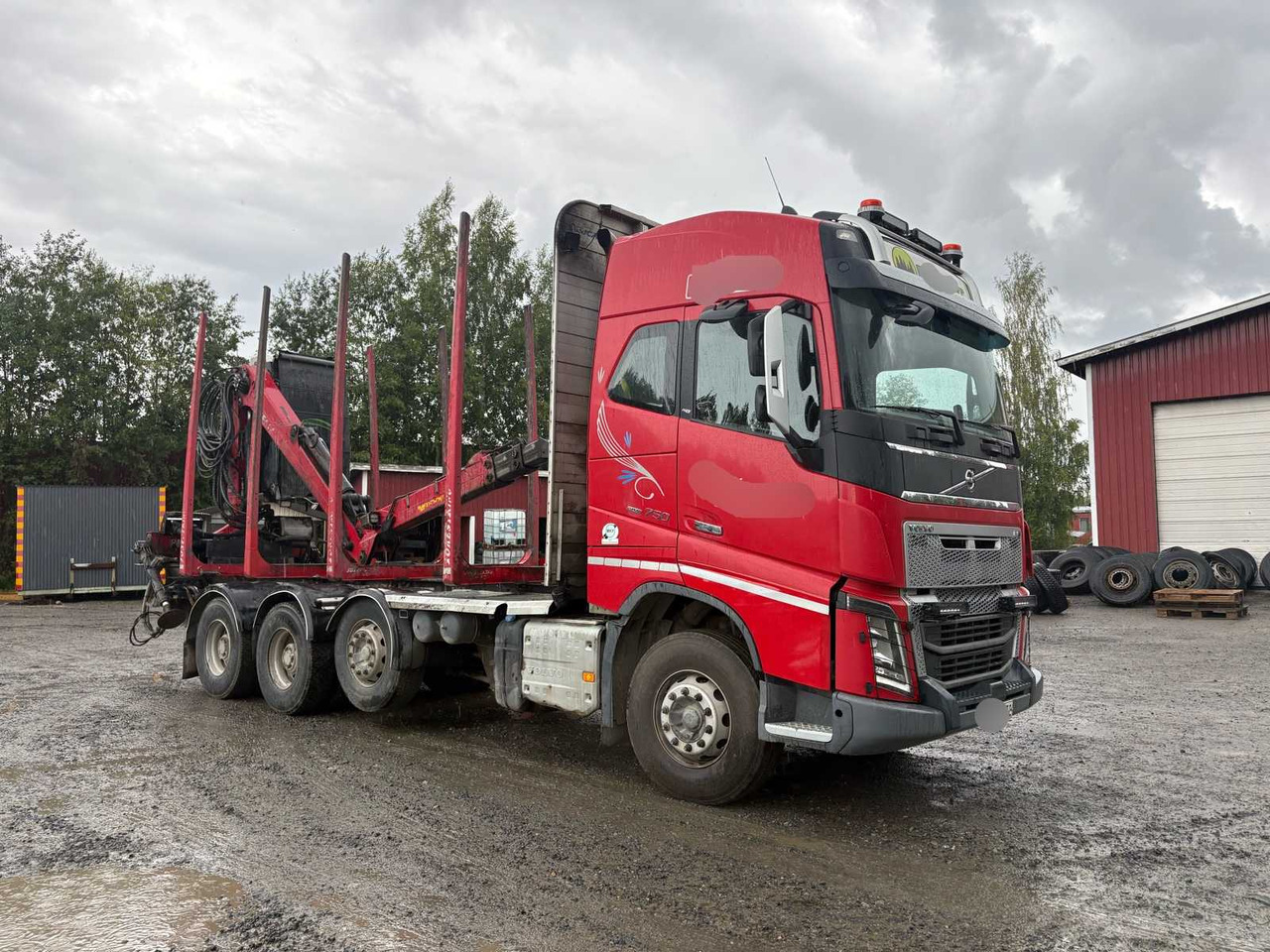 Timber truck Volvo FH16 750 16.1 Kesla with crane - Camião de transporte de madeira, Camião grua: foto 2 Timber truck Volvo FH16 750 16.1 Kesla with crane - Camião de transporte de madeira, Camião grua: foto 2