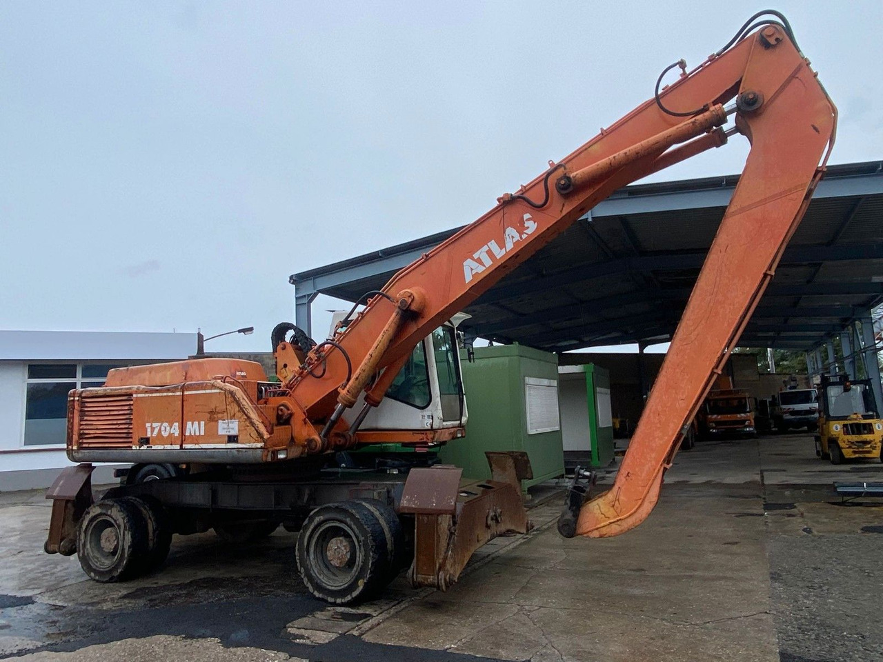Atlas 1704 MI mit Greifer Umschlagbagger Lang - Escavadeira de rodas: foto 5 Atlas 1704 MI mit Greifer Umschlagbagger Lang - Escavadeira de rodas: foto 5
