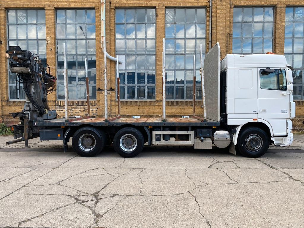 DAF 105.510 6X4 Kran Penz /Atlas Holz Crane - Camião de transporte de madeira, Camião grua: foto 1 DAF 105.510 6X4 Kran Penz /Atlas Holz Crane - Camião de transporte de madeira, Camião grua: foto 1