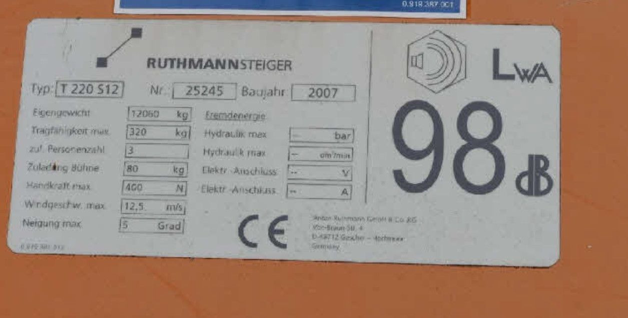 Mercedes-Benz ATEGO 4X4 1324 Hub Steiger Ruthmann T220 - Caminhão com plataforma aérea: foto 3 Mercedes-Benz ATEGO 4X4 1324 Hub Steiger Ruthmann T220 - Caminhão com plataforma aérea: foto 3