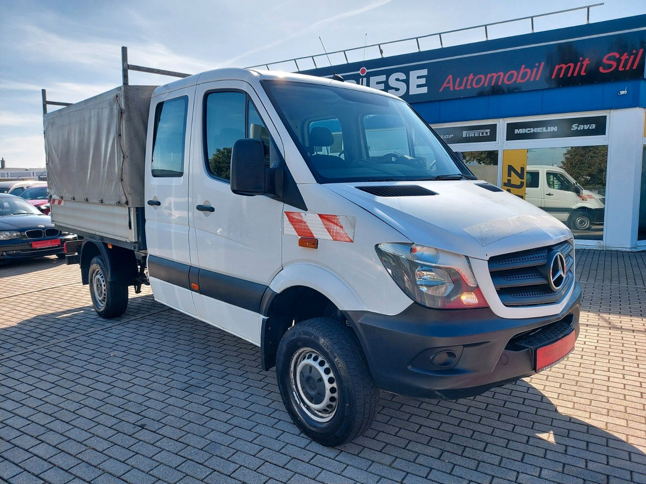Mercedes-Benz Sprinter II Pritsche DoKa 316 CDI 4X4 Klima - Carrinha de lona, Carrinha cabine dupla: foto 1 Mercedes-Benz Sprinter II Pritsche DoKa 316 CDI 4X4 Klima - Carrinha de lona, Carrinha cabine dupla: foto 1
