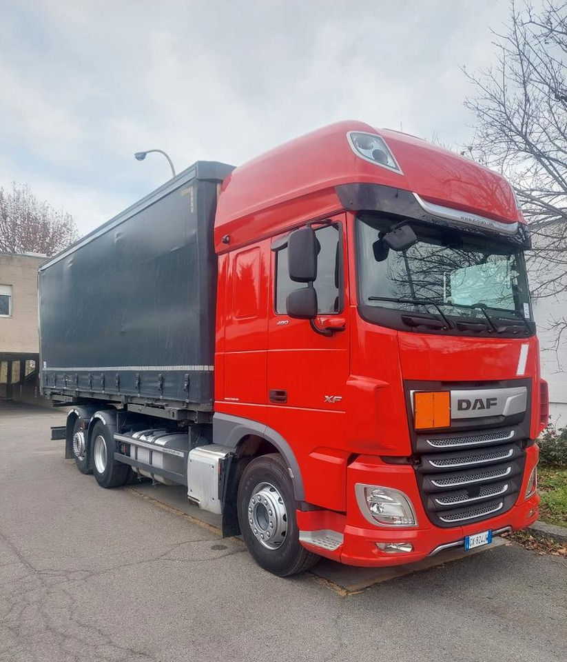 Daf xf 480 3 assi casse mobili INTARDER - Camião de lona: foto 1 Daf xf 480 3 assi casse mobili INTARDER - Camião de lona: foto 1