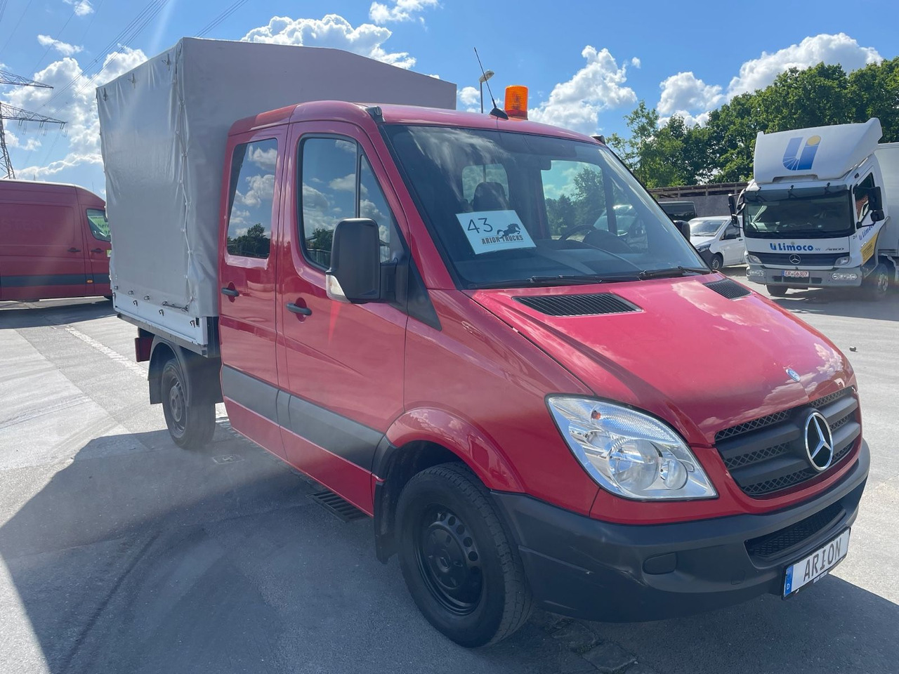 Mercedes-Benz Sprinter II 213 CDI Pritsche/DOKA/EU4/TÜV-05/27 - Carrinha de lona, Carrinha cabine dupla: foto 1 Mercedes-Benz Sprinter II 213 CDI Pritsche/DOKA/EU4/TÜV-05/27 - Carrinha de lona, Carrinha cabine dupla: foto 1