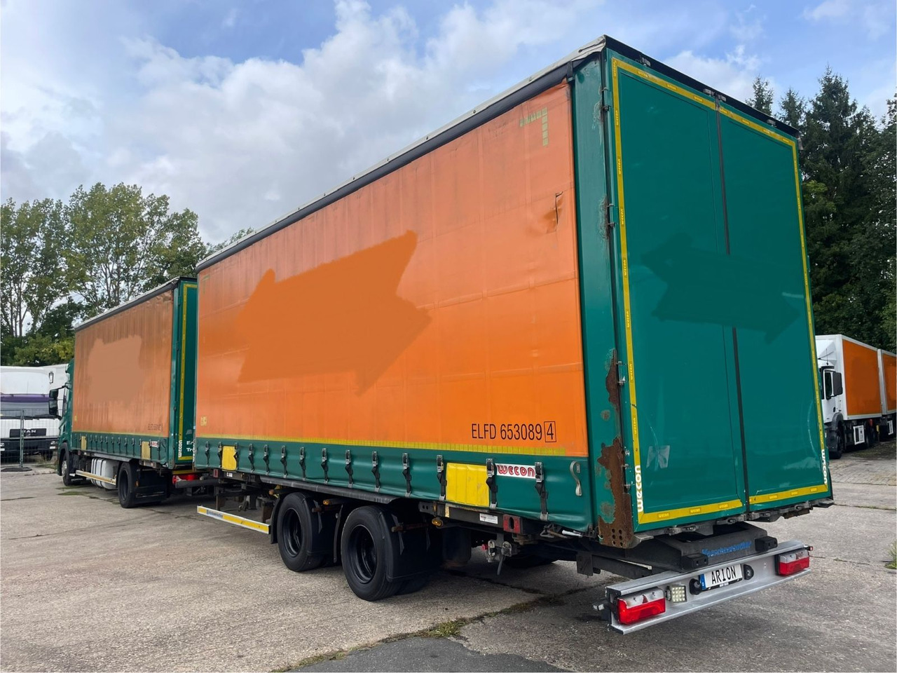 Scania G450 Pritsche+Plane/ANHÄNGER/KOTSCHENREUTHER - Camião de lona: foto 3 Scania G450 Pritsche+Plane/ANHÄNGER/KOTSCHENREUTHER - Camião de lona: foto 3