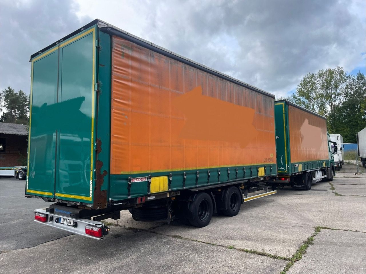 Scania G450 Pritsche+Plane/ANHÄNGER/KOTSCHENREUTHER - Camião de lona: foto 4 Scania G450 Pritsche+Plane/ANHÄNGER/KOTSCHENREUTHER - Camião de lona: foto 4