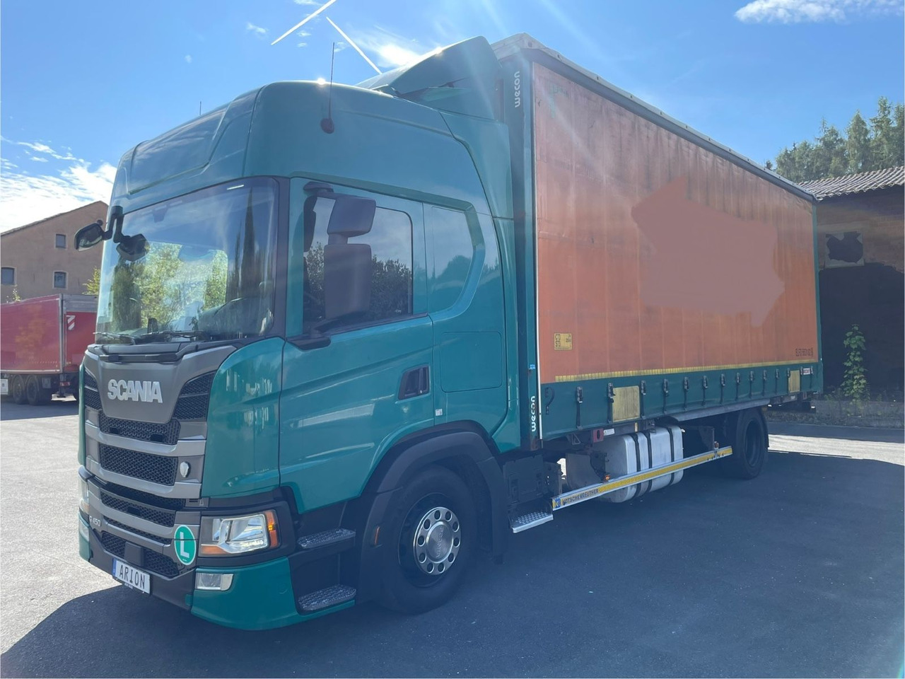 Scania G450 Wechselfahrgestell/WECON/StandAC/EU6d - Camião transportador de contêineres/ Caixa móvel: foto 3 Scania G450 Wechselfahrgestell/WECON/StandAC/EU6d - Camião transportador de contêineres/ Caixa móvel: foto 3