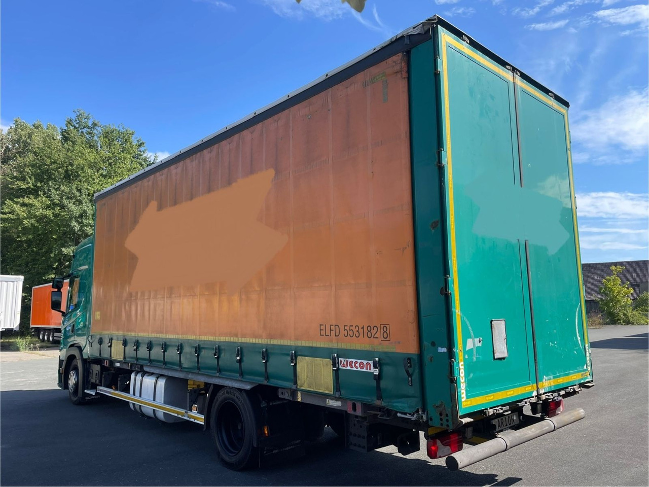 Scania G450 Wechselfahrgestell/WECON/StandAC/EU6d - Camião transportador de contêineres/ Caixa móvel: foto 5 Scania G450 Wechselfahrgestell/WECON/StandAC/EU6d - Camião transportador de contêineres/ Caixa móvel: foto 5
