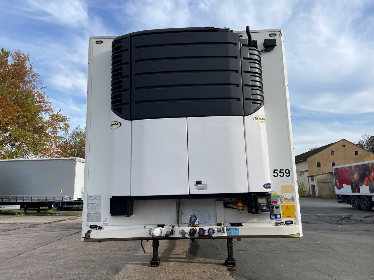Schmitz Cargobull SKO10/CARRIER/MAXIMA1300/8810h/LBW/BÄR/Lenkachse - Semi-reboque frigorífico: foto 2 Schmitz Cargobull SKO10/CARRIER/MAXIMA1300/8810h/LBW/BÄR/Lenkachse - Semi-reboque frigorífico: foto 2