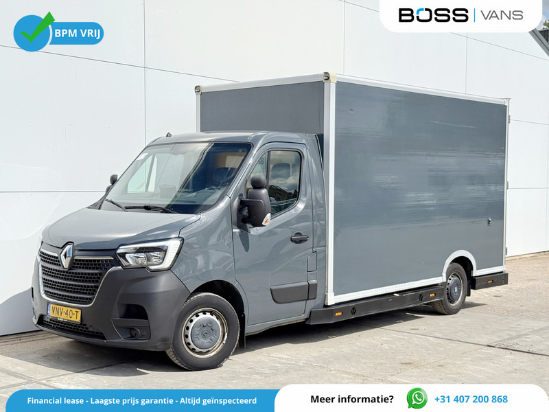 Renault Master 150pk Automaat Luchtvering Airco Cruise Control Plancher Foodtruck Meubelbak Paardenwagen - Carrinha de contentor: foto 1 Renault Master 150pk Automaat Luchtvering Airco Cruise Control Plancher Foodtruck Meubelbak Paardenwagen - Carrinha de contentor: foto 1