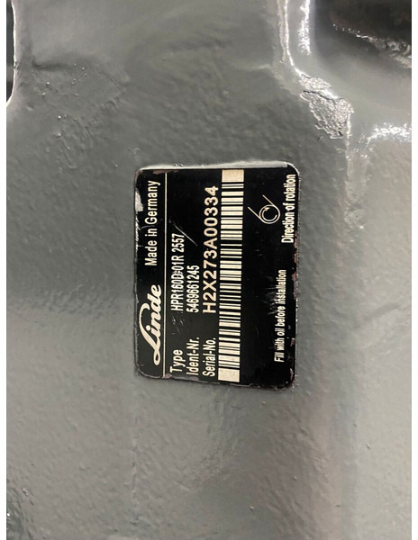 Linde HPR160D-01R 2557 - Bomba hidráulica: foto 5 Linde HPR160D-01R 2557 - Bomba hidráulica: foto 5