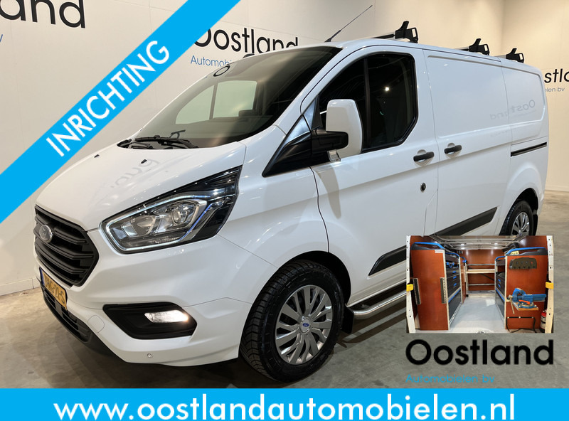 Ford Transit Custom 340 2.0 TDCI L1H1 Trend 130 PK Servicebus / Sortimo Inrichting / Euro 6 / Schuifdeur L + R / 220V. / Airco / Cruise Control / PDC / CarPlay / Trekhaak / Navigatie / - Furgão compacto: foto 1 Ford Transit Custom 340 2.0 TDCI L1H1 Trend 130 PK Servicebus / Sortimo Inrichting / Euro 6 / Schuifdeur L + R / 220V. / Airco / Cruise Control / PDC / CarPlay / Trekhaak / Navigatie / - Furgão compacto: foto 1