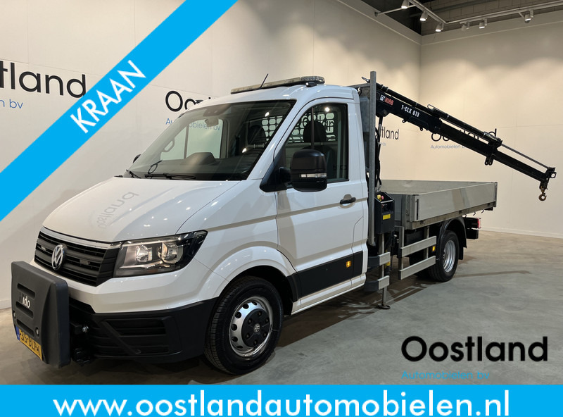 Volkswagen Crafter Crafter 50 TDI 180 PK Open Laadbak / Hiab Kraan / Euro 6 / Airco / Trekhaak 3500 KG / Cruise Control / CarPlay / 51.000 KM !! C-Rijbewijs !! - Carrinha de caixa aberta, Camião grua: foto 1 Volkswagen Crafter Crafter 50 TDI 180 PK Open Laadbak / Hiab Kraan / Euro 6 / Airco / Trekhaak 3500 KG / Cruise Control / CarPlay / 51.000 KM !! C-Rijbewijs !! - Carrinha de caixa aberta, Camião grua: foto 1