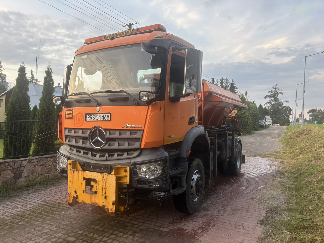 Leasing de Mercedes AROCS 1824 4X4 GRITTER/SPREADER/PLOUGH Mercedes AROCS 1824 4X4 GRITTER/SPREADER/PLOUGH: foto 11