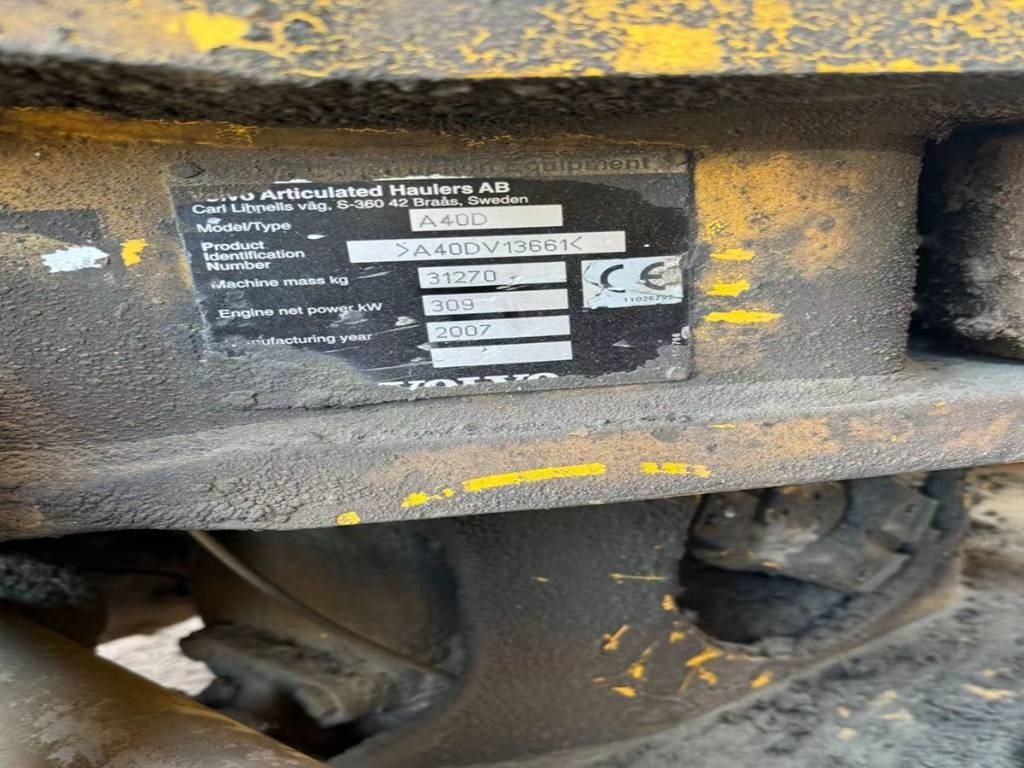 Volvo A 40 D - Caminhão articulado: foto 5 Volvo A 40 D - Caminhão articulado: foto 5