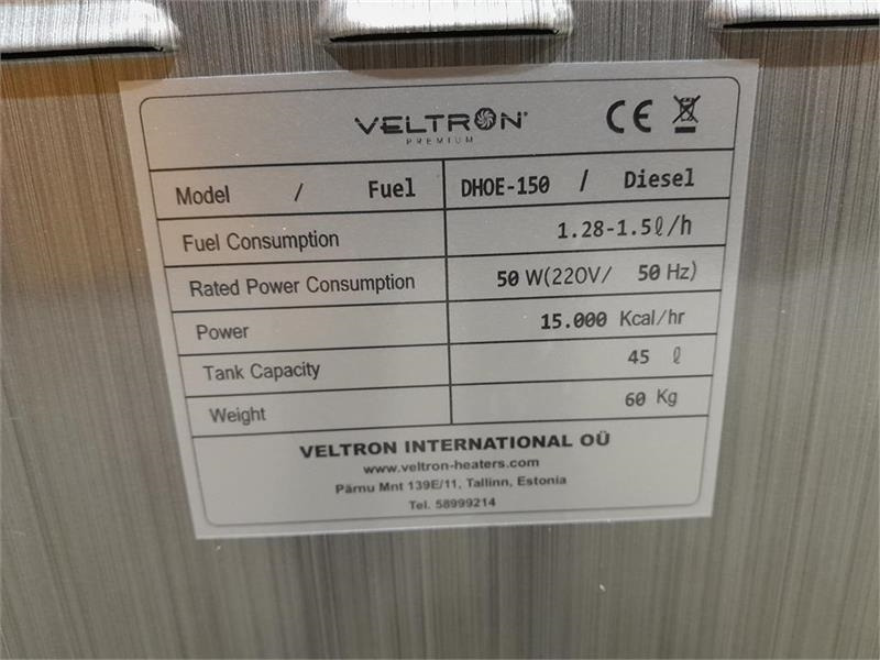 - - - VeLTRON HEATER - Aquecedor industrial: foto 2 - - - VeLTRON HEATER - Aquecedor industrial: foto 2