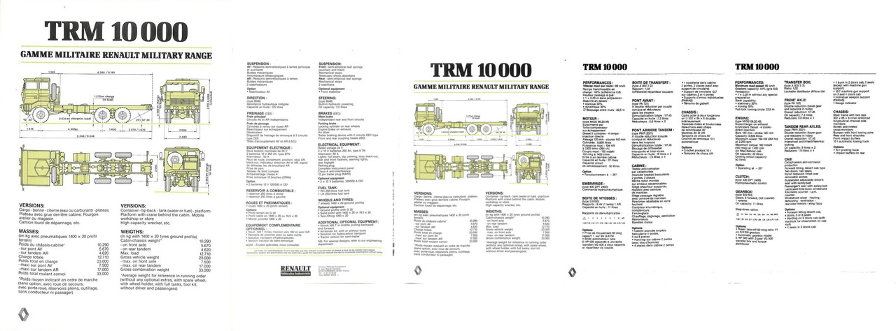 Camião de caixa aberta/ Plataforma RENAULT TRM 10000: foto 6