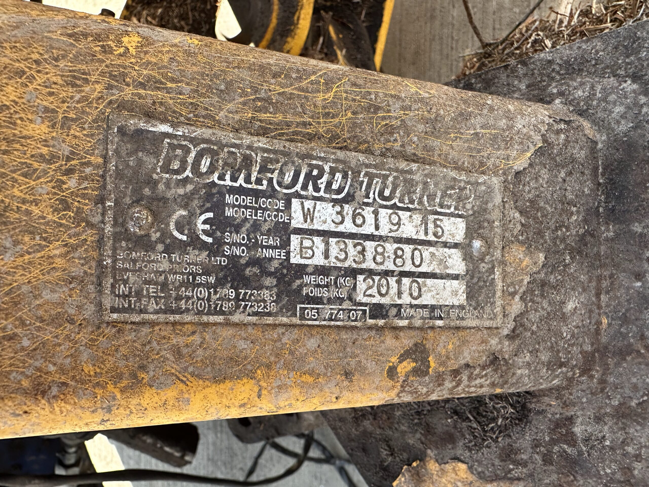 Bomford Turner Falcon Evo 6.5 - Limpa bermas: foto 3 Bomford Turner Falcon Evo 6.5 - Limpa bermas: foto 3