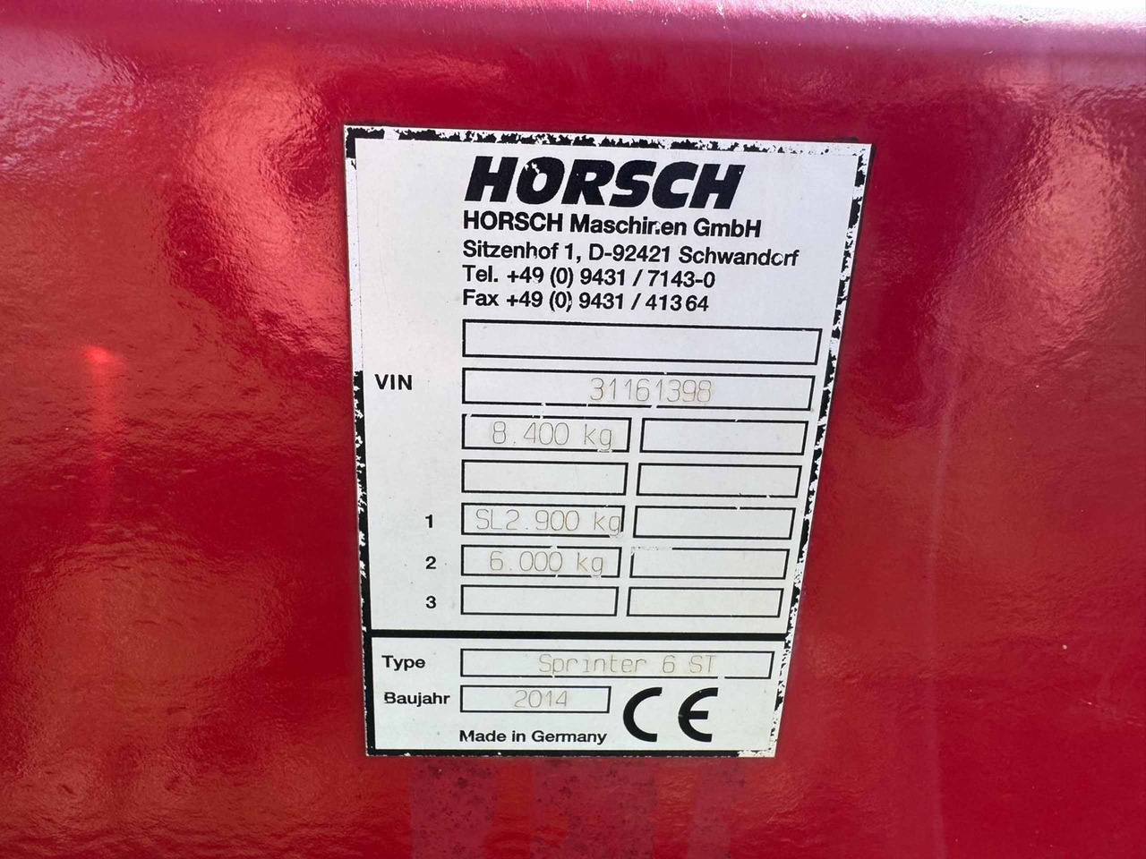 Horsh Sprinter 6 ST - Máquina para semear: foto 4 Horsh Sprinter 6 ST - Máquina para semear: foto 4