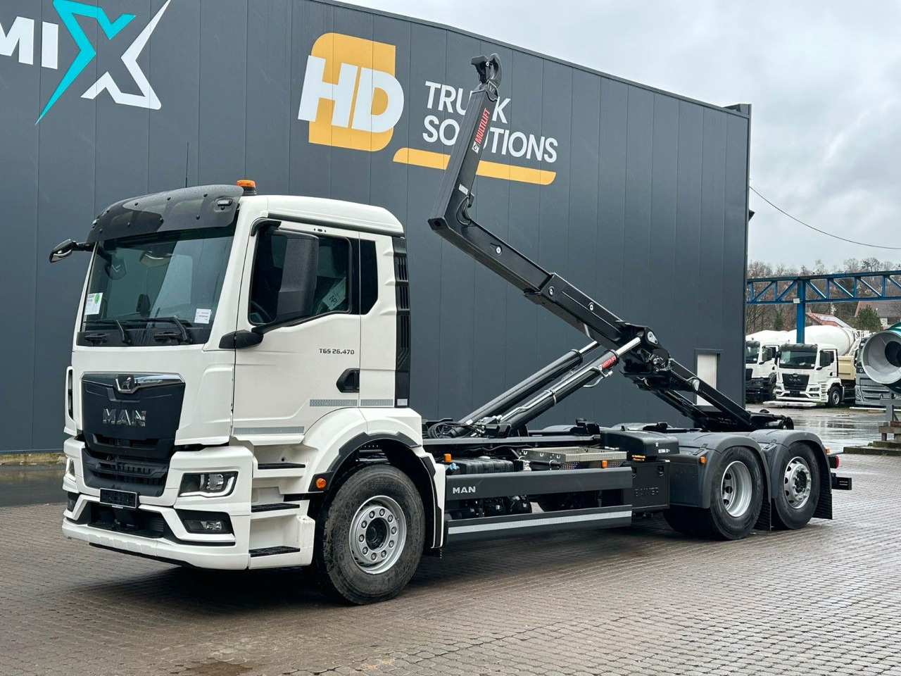 MAN TGS 26.470 6x2 Retarder MulitLift 21S59 - Camião polibenne, Camião grua: foto 1 MAN TGS 26.470 6x2 Retarder MulitLift 21S59 - Camião polibenne, Camião grua: foto 1