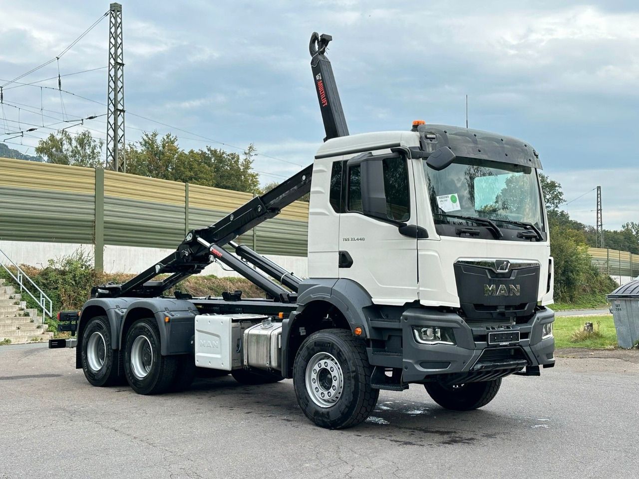Camião polibenne, Camião grua MAN TGS 33.440 6x4 Euro6e MultiLift 21S59: foto 9