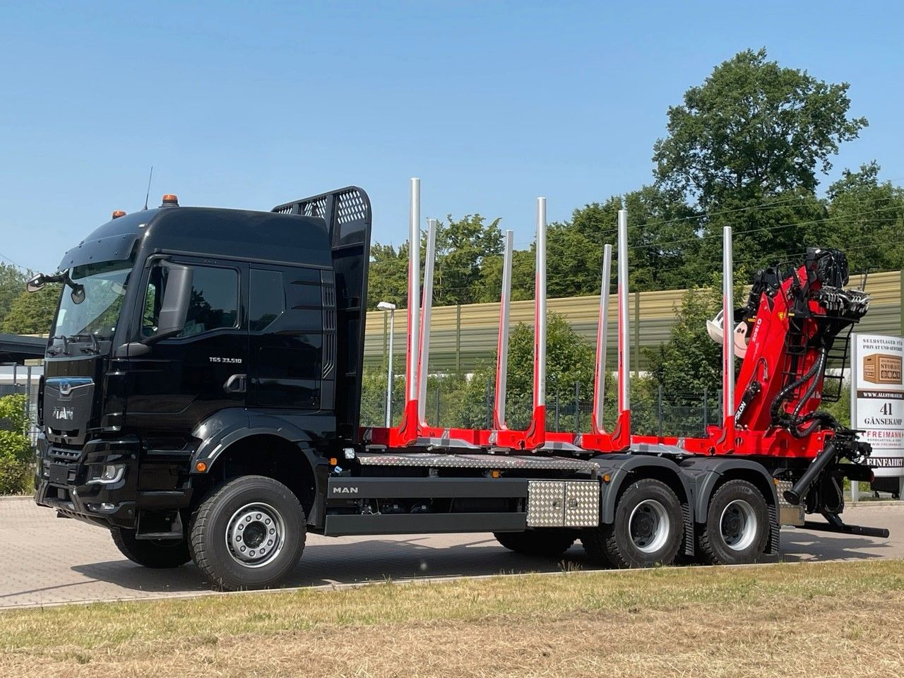 MAN TGS 33.510 6X4 BL Euro6e EPSILON 150Z - Camião de transporte de madeira, Camião grua: foto 3 MAN TGS 33.510 6X4 BL Euro6e EPSILON 150Z - Camião de transporte de madeira, Camião grua: foto 3