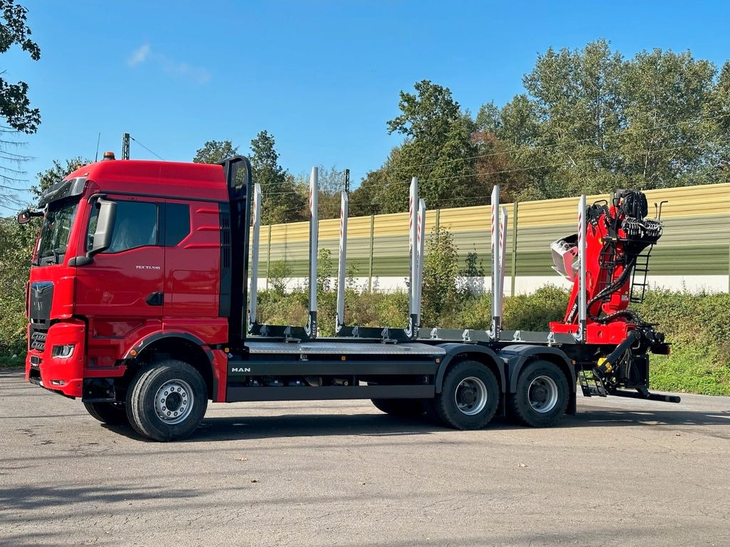 MAN TGX 33.510 6X4 BL Euro6e EPSILON 150 Z - Camião de transporte de madeira, Camião grua: foto 4 MAN TGX 33.510 6X4 BL Euro6e EPSILON 150 Z - Camião de transporte de madeira, Camião grua: foto 4