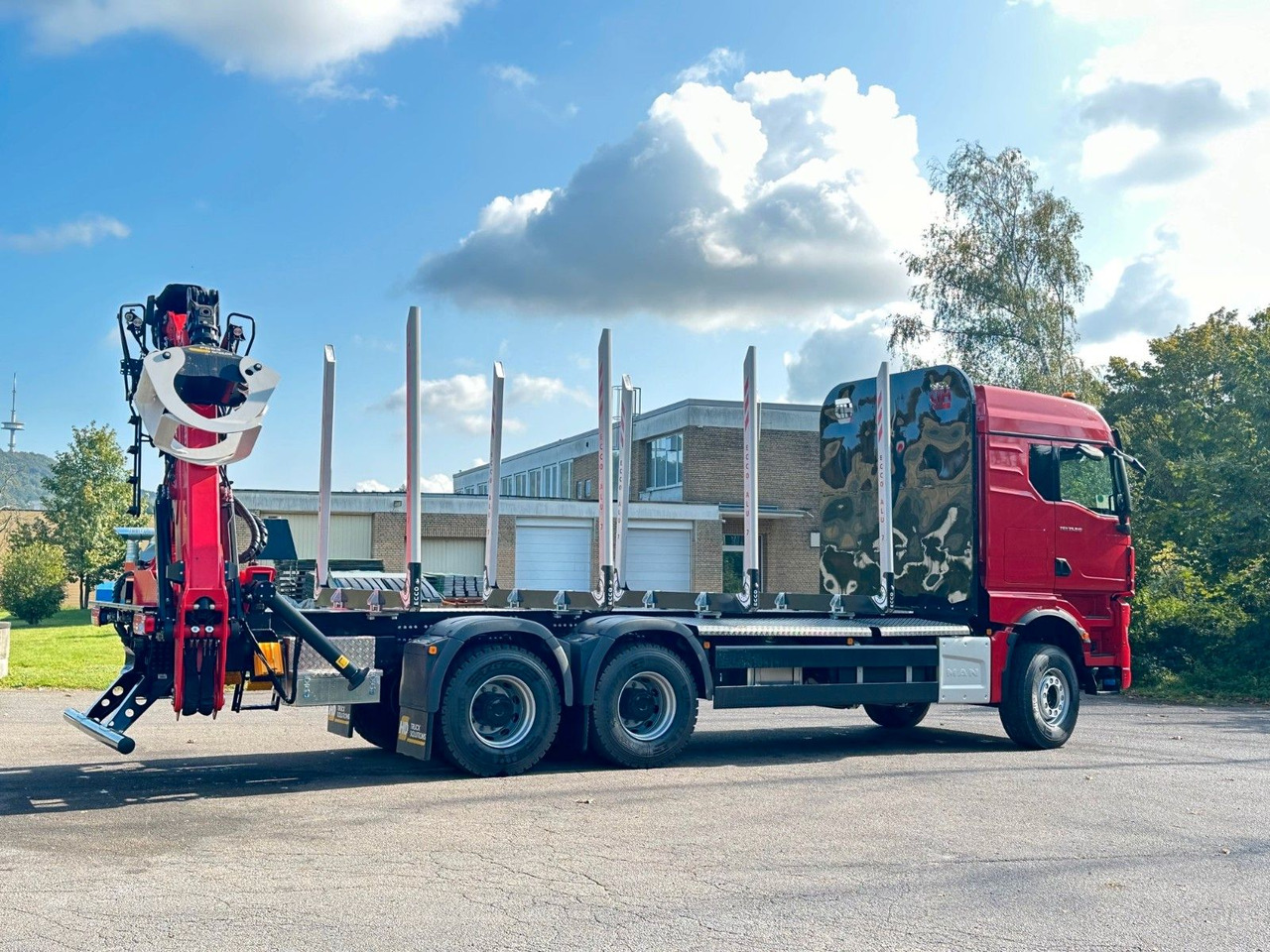 Camião de transporte de madeira, Camião grua MAN TGX 33.510 6X4 BL Euro6e  EPSILON 150 Z: foto 9