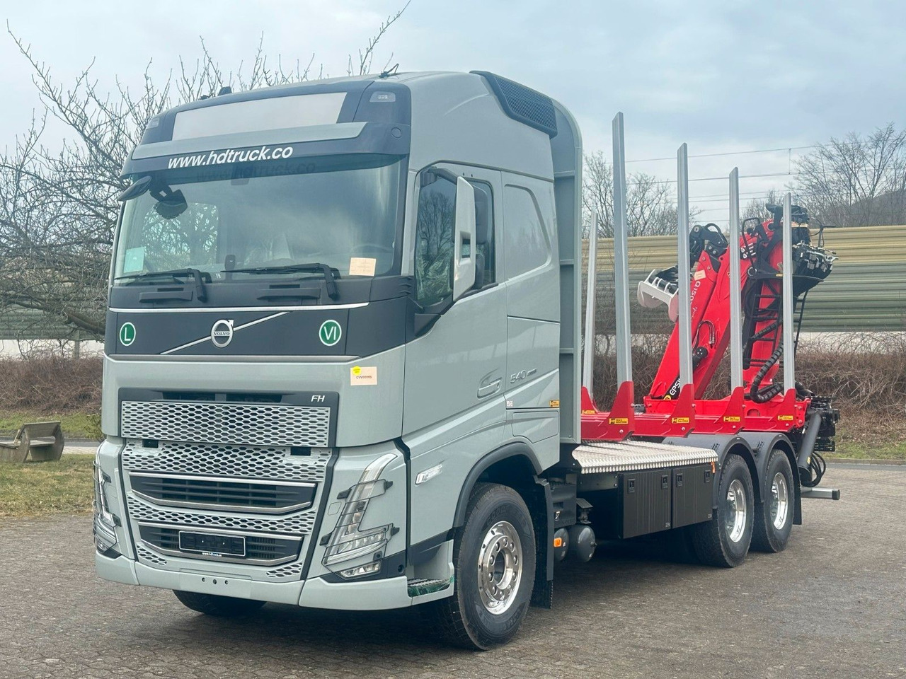 Camião de transporte de madeira, Camião grua Volvo FH 540 6x4  Epsilon 150 Z: foto 5