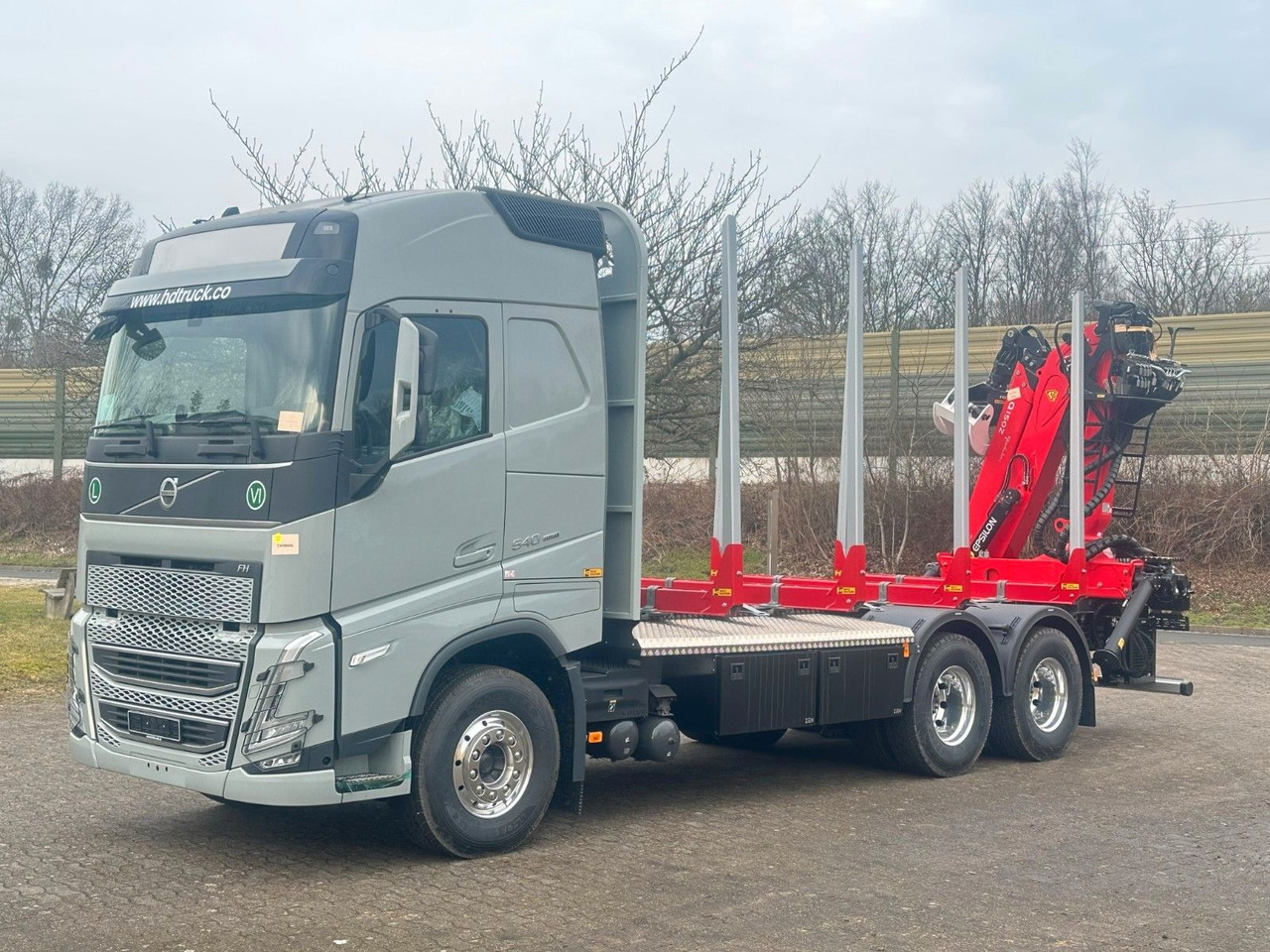 Camião de transporte de madeira, Camião grua Volvo FH 540 6x4  Epsilon 150 Z: foto 6