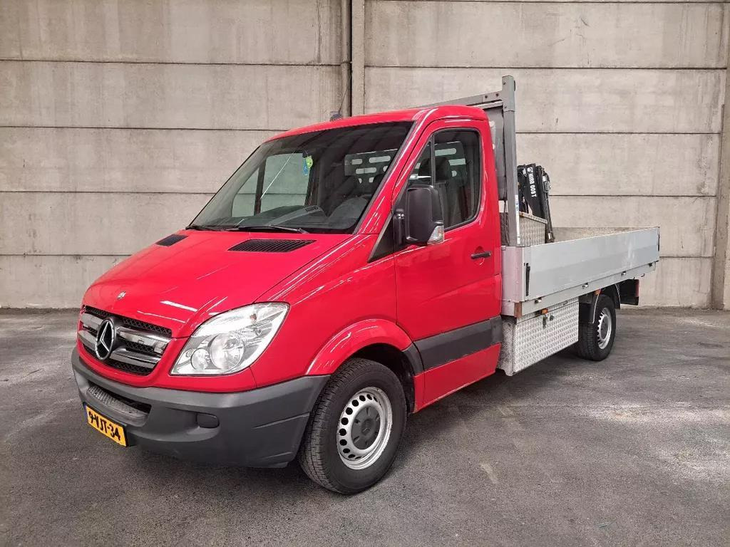 Mercedes-Benz Sprinter 313 CDI 2.2 AUT 2010 213.086 km Open laadbak met Hiab 008T kraan 9-VJT-34 - Carrinha de caixa aberta: foto 1 Mercedes-Benz Sprinter 313 CDI 2.2 AUT 2010 213.086 km Open laadbak met Hiab 008T kraan 9-VJT-34 - Carrinha de caixa aberta: foto 1