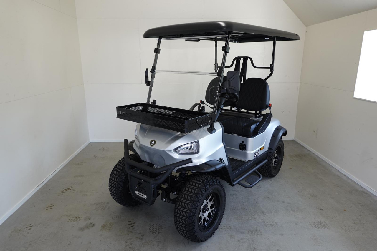 OX KG2 2-pers Golfkar Zilver Nieuw - Carrinho de golfe: foto 1 OX KG2 2-pers Golfkar Zilver Nieuw - Carrinho de golfe: foto 1