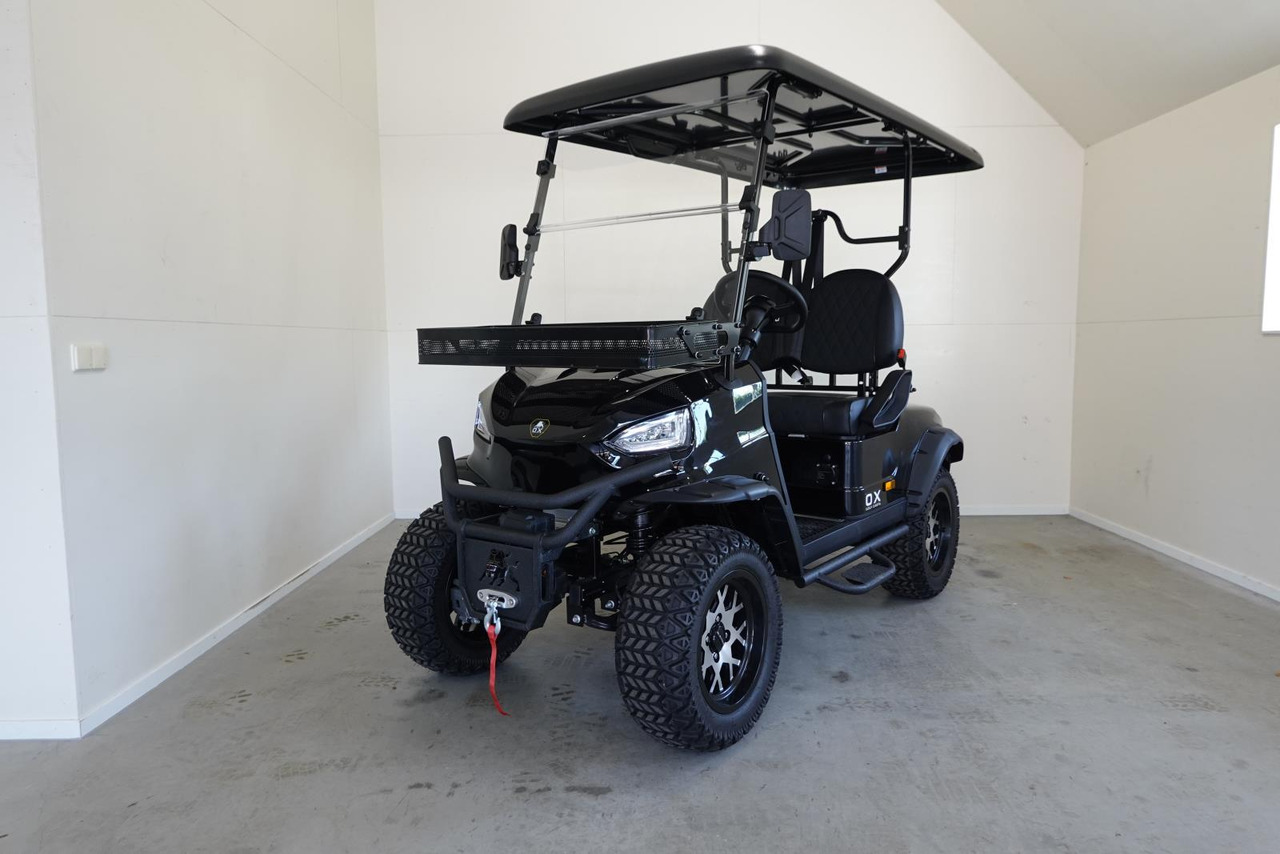 OX KG2 2-pers Verhoogde Golfkar Zilver Nieuw - Carrinho de golfe: foto 1 OX KG2 2-pers Verhoogde Golfkar Zilver Nieuw - Carrinho de golfe: foto 1